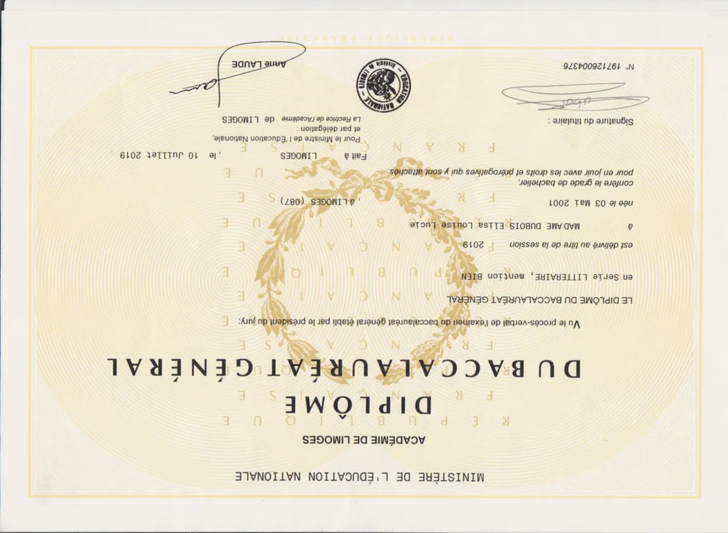 Acheter un diplôme enregistré