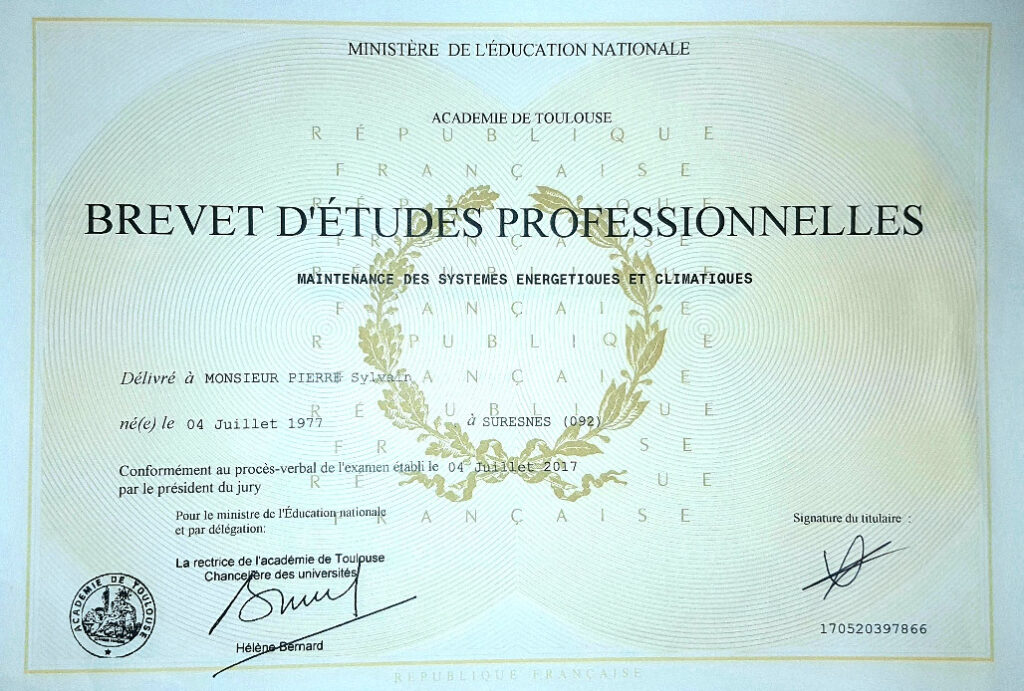 Acheter un diplôme enregistré